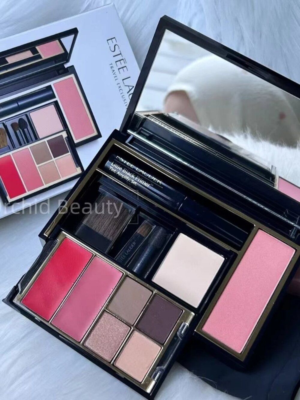 New Estee Lauder Travel Exclusive Makeup Set (Lipstick+Eyeshadow+Blush+Mascara)